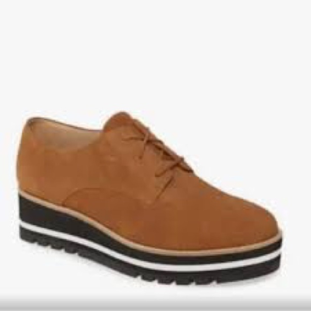 EILEEN FISHER EDDY PLATFORM OXFORD SZ 7M